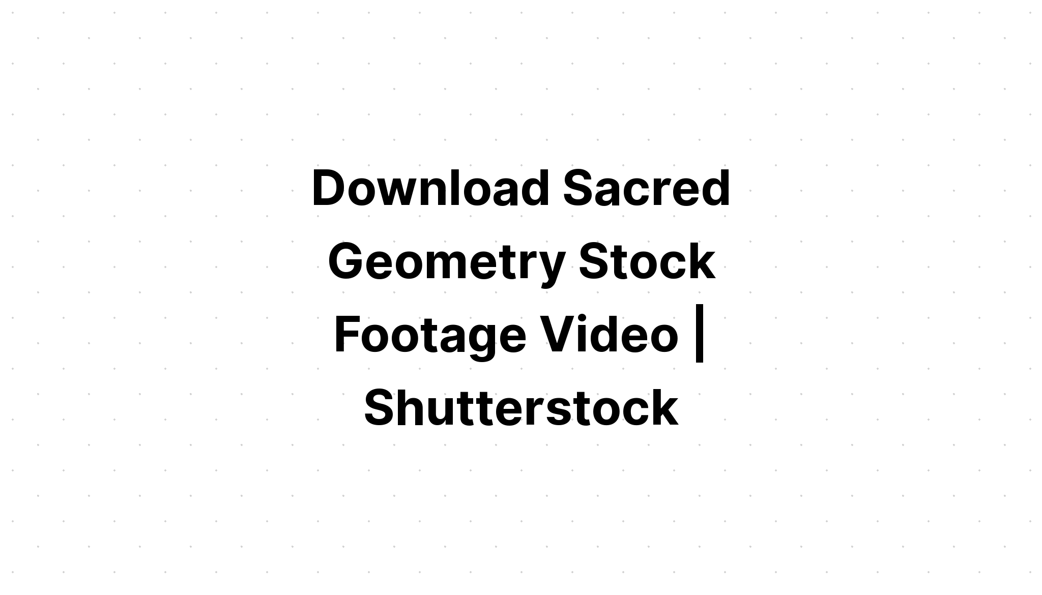 Download Sacred Circle Geometry SVG File